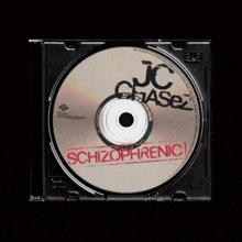 a cd case with a cd that says schizophrenic