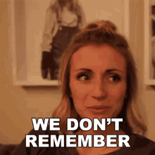 We Dont Remember Ashley Crosby GIF - We Dont Remember Ashley Crosby The Crosbys GIFs
