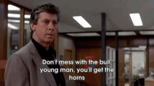 the breakfast club comedy paul gleason mess with the bull get the horns