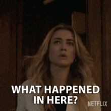 What Happened In Here Michaela Stone GIF - What Happened In Here Michaela Stone Manifest GIFs