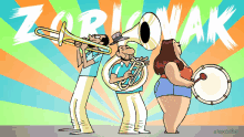 Zorionak Playing Instruments GIF - Zorionak Playing Instruments Band GIFs