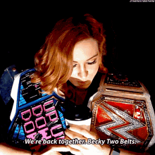 Becky Lynch Up Up Down Down GIF