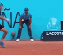 Hugo Grenier Backhand GIF - Hugo Grenier Backhand Down The Line GIFs
