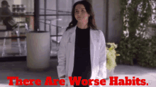 Greys Anatomy Amelia Shepherd GIF - Greys Anatomy Amelia Shepherd There Are Worse Habits GIFs