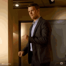 matthew casey excited chicago fire finger wag jesse spencer