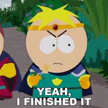 Yeah I Finished It Eric Cartman GIF - Yeah I Finished It Eric Cartman South Park GIFs