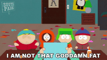 I Am Not That Goddamn Fat South Park GIF - I Am Not That Goddamn Fat South Park A Very Crappy Christmas GIFs