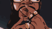 Lighting Up Cigar 2chainz GIF - Lighting Up Cigar 2chainz Cant Go For That Song GIFs