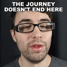The Journey Doesnt End Here Steve Terreberry GIF - The Journey Doesnt End Here Steve Terreberry The Adventure Doesnt Stop Here GIFs