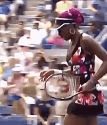 Venus Williams Tennis GIF - Venus Williams Tennis Purple Hair GIFs