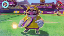 Wario Mario Tennis Aces GIF - Wario Mario Tennis Aces Garlic GIFs