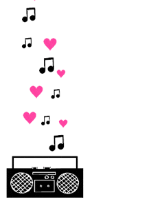 Boombox Notes GIF - Boombox Notes Hearts GIFs