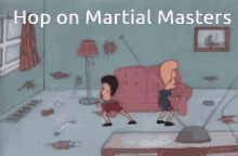 Beavis Butthead GIF - Beavis Butthead Martial Masters GIFs