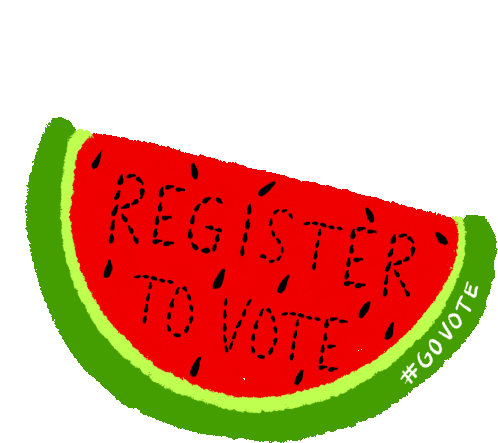 Gotv Go Vote Sticker - Gotv Go Vote Register To Vote Stickers