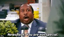 Stanley Hudson The Office GIF - Stanley Hudson The Office Not Special GIFs
