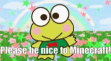 Be Nice Be Nice To Minecraft GIF - Be Nice Be Nice To Minecraft Minecraft GIFs