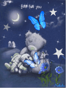tatty teddy just4u just for you sparkle butterfly