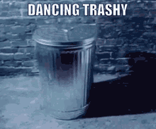 Dancing Trashy Trash Can GIF - Dancing Trashy Trash Can Garbage GIFs
