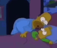 Homer And Bart The Simpsons GIF - Homer And Bart The Simpsons Whats That GIFs