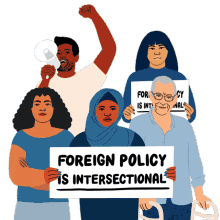 foreign policy is intersectional intersectional foreign policy protesters anti war