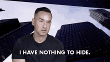 I Have Nothing To Hide Mike Sorrentino GIF - I Have Nothing To Hide Mike Sorrentino The Situation GIFs