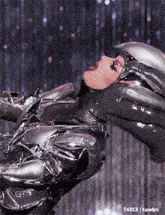 a picture of a woman in a futuristic costume with the words t4yce tumblr below it