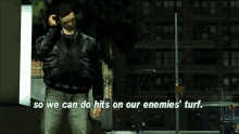 Gtagif Gta One Liners GIF - Gtagif Gta One Liners So We Can Do Hits On Our Enemies Turf GIFs