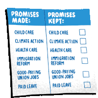 Build Back Better Promises Made Sticker - Build Back Better Promises Made Promises Kept Stickers