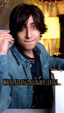 Aidan Adrian Aidan Gallagher Adrian Gallager GIF - Aidan Adrian Aidan Gallagher Adrian Gallager Mary T3 GIFs