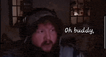 a man with a beard is wearing headphones and says " don 't get me started "