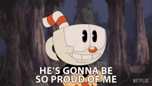 Hes Gonna Be So Proud Of Me Cuphead GIF - Hes Gonna Be So Proud Of Me Cuphead The Cuphead Show GIFs
