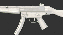a gold and green gun with the word row on the side