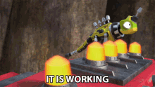 It Is Working Click Clack GIF - It Is Working Click Clack Dinotrux GIFs