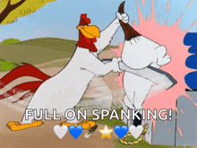 Spanking Rooster GIF
