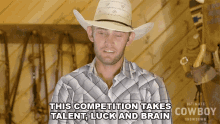This Competition Takes Talent Luck And Brain Ultimate Cowboy Showdown GIF - This Competition Takes Talent Luck And Brain Ultimate Cowboy Showdown Hard Competition GIFs