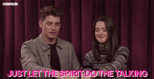 Just Let The Spirit Do The Talking Spirit Of The Glass GIF - Just Let The Spirit Do The Talking Spirit Of The Glass Fearful GIFs