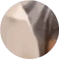a pixelated image of a person 's face in a circle .