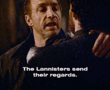 Robb Stark Lannister GIF - Robb Stark Lannister Send Their Regards GIFs