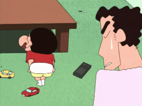 Shinchan Tease GIF - Shin Chan Anime Japanese - Discover & Share GIFs