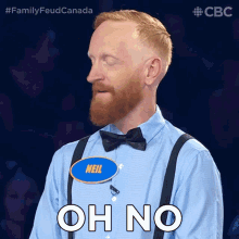 Oh No Neil GIF - Oh No Neil Family Feud Canada GIFs