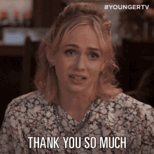 Thank You So Much Caitlin Miller GIF - Thank You So Much Caitlin Miller Younger GIFs