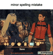 Minor Spelling Mistake A Xenoblade GIF