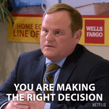 You Are Making The Right Decision Steven Weigo GIF - You Are Making The Right Decision Steven Weigo The Upshaws GIFs
