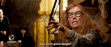 You Are In Grave Danger Harry Potter GIF - You Are In Grave Danger Harry Potter Sybill Patricia Trelawney GIFs
