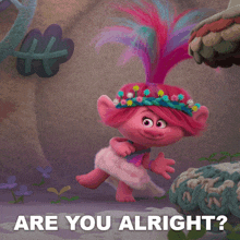 Are You Alright Poppy GIF - Are You Alright Poppy Trolls Band Together 2 GIFs