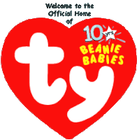 Beanie Babies Welcome Sticker - Beanie Babies Welcome Official Home Stickers