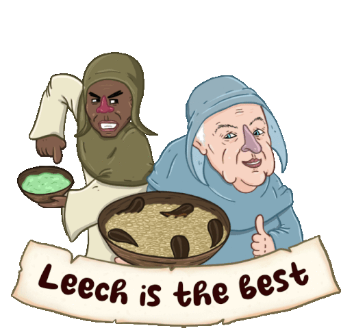 Leech Is The Best Hotd Sticker - Leech Is The Best Hotd Game Of Thrones Stickers