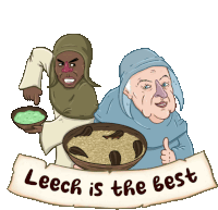 Leech Is The Best Hotd Sticker - Leech Is The Best Hotd Game Of Thrones Stickers