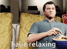 Halie Relaxing GIF - Halie Relaxing Michael GIFs