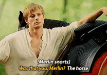 Merlin Arthur GIF - Merlin Arthur Itwasthehorse GIFs